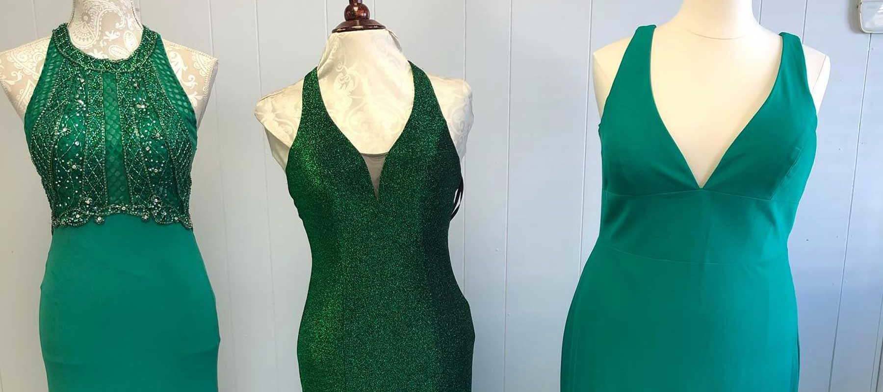 Green Dresses